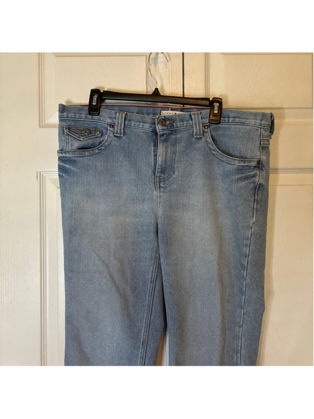 Women's Tommy Hilfiger Cropped Jeans Size 16 Blue - Picture 2 of 6